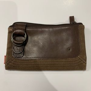 Vintage Levi’s leather and canvas wallet